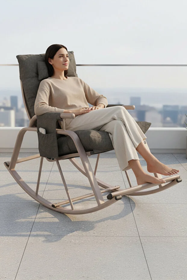 Sallanan Sandalye, Minderli Baba Koltuğu, Metal Tv Koltuğu, Dinlenme Koltuğu, Emzirme Koltuğu